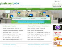 Tablet Screenshot of jobsforplastics.com